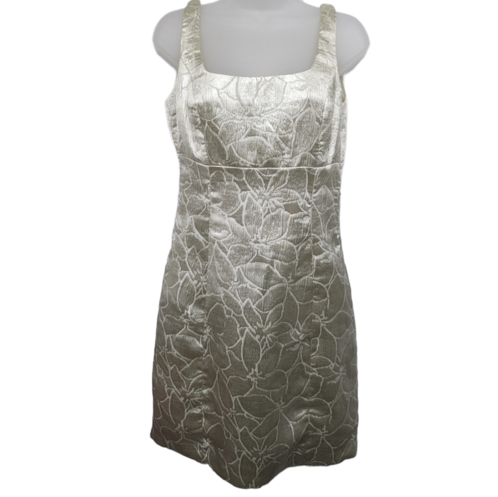 BB Dakota Shimmer Floral Dress Sz 4